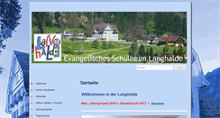 Desktop Screenshot of langhalde.ch